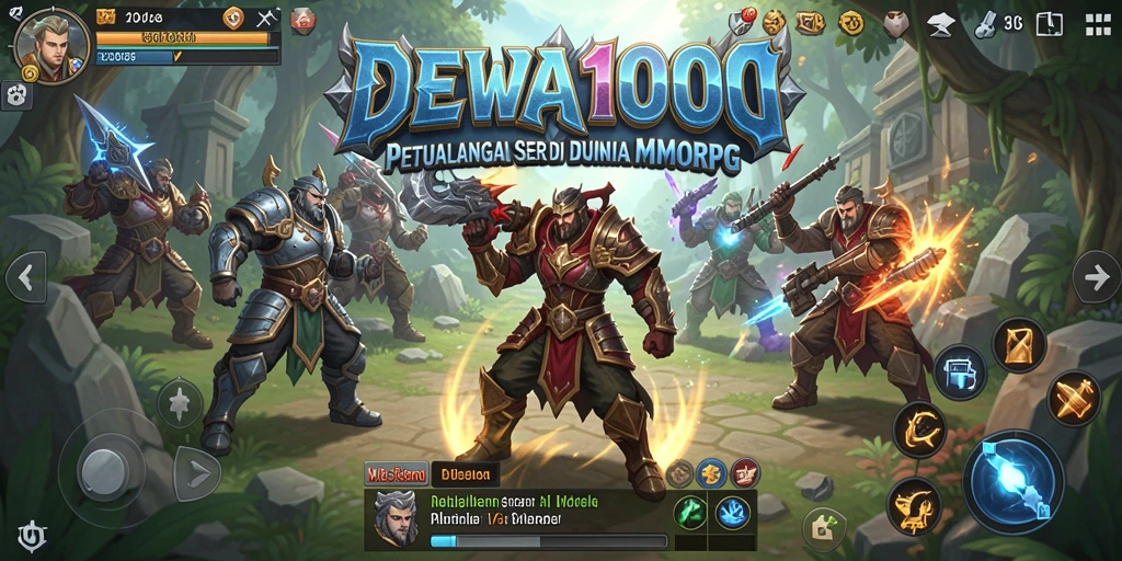 Gameplay seru dan interaksi yang dinamis di DEWA1000.