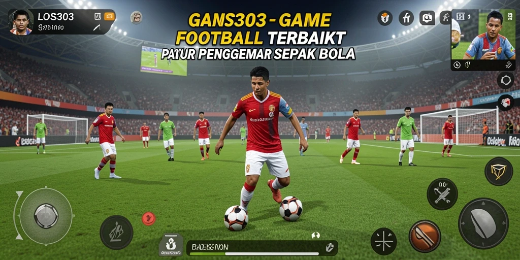 Tampilan gameplay menarik dari LOS303 dengan aksi sepak bola yang mendebarkan.