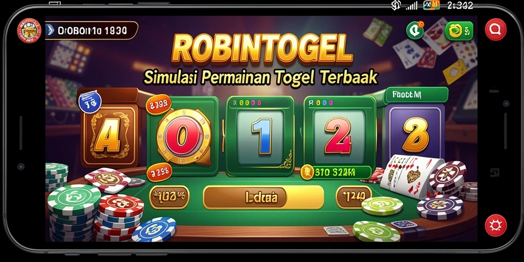 Tampilan gameplay ROBINTOGEL dengan interface yang menarik.