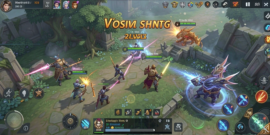 Tampilan utama gameplay RPVIP5 yang menawan dan strategis.