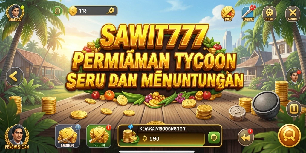 Screenshot utama SAWIT777 menampilkan gameplay yang seru dan menantang.