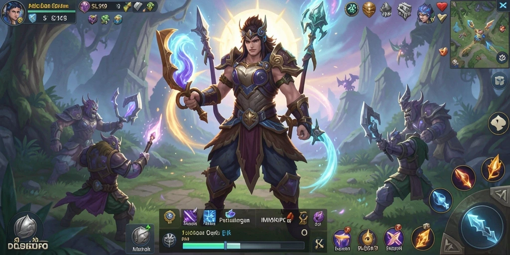 Tampilan gameplay SL999 yang mendebarkan dalam dunia MMORPG.