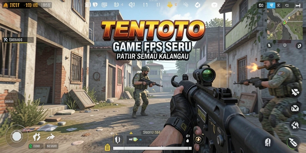 Tampilan menarik dari gameplay TENTOTO yang penuh aksi.