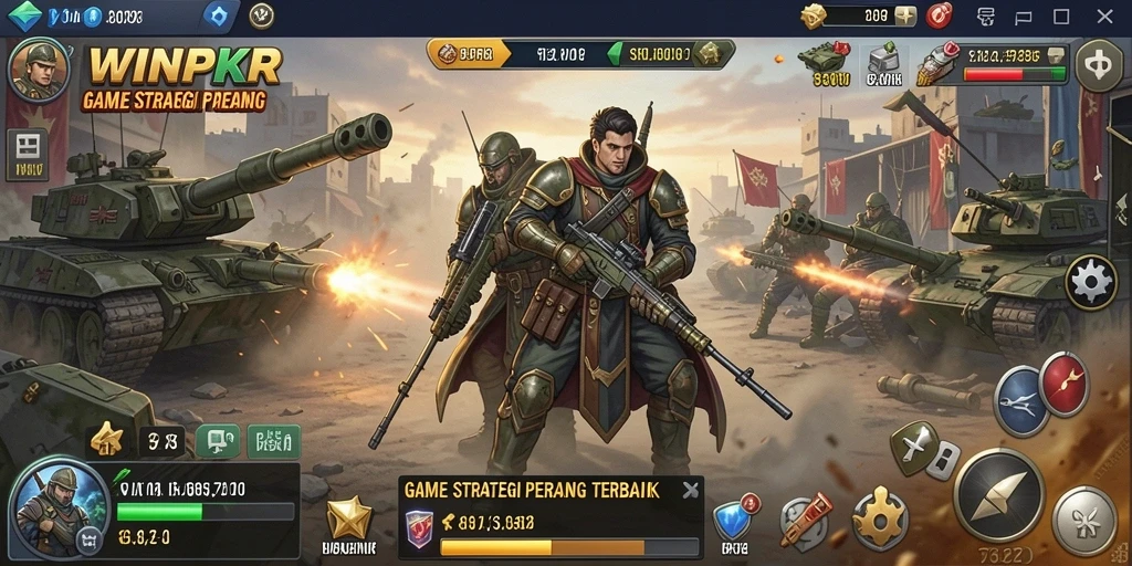 Tampilan gameplay menarik di WINPKR dengan strategi mendalam.
